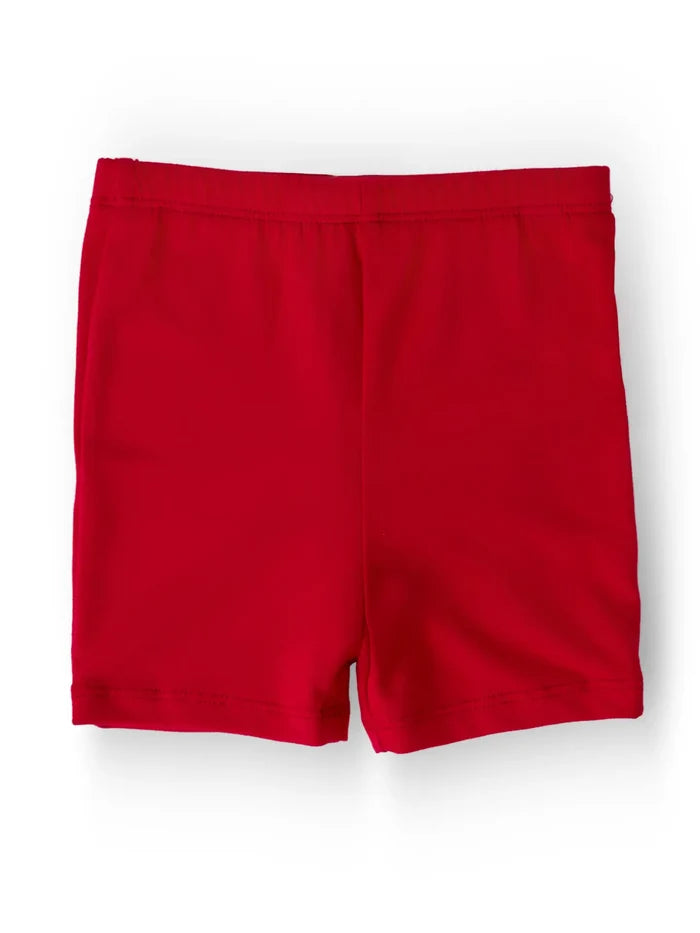 Red Twirl Shorts