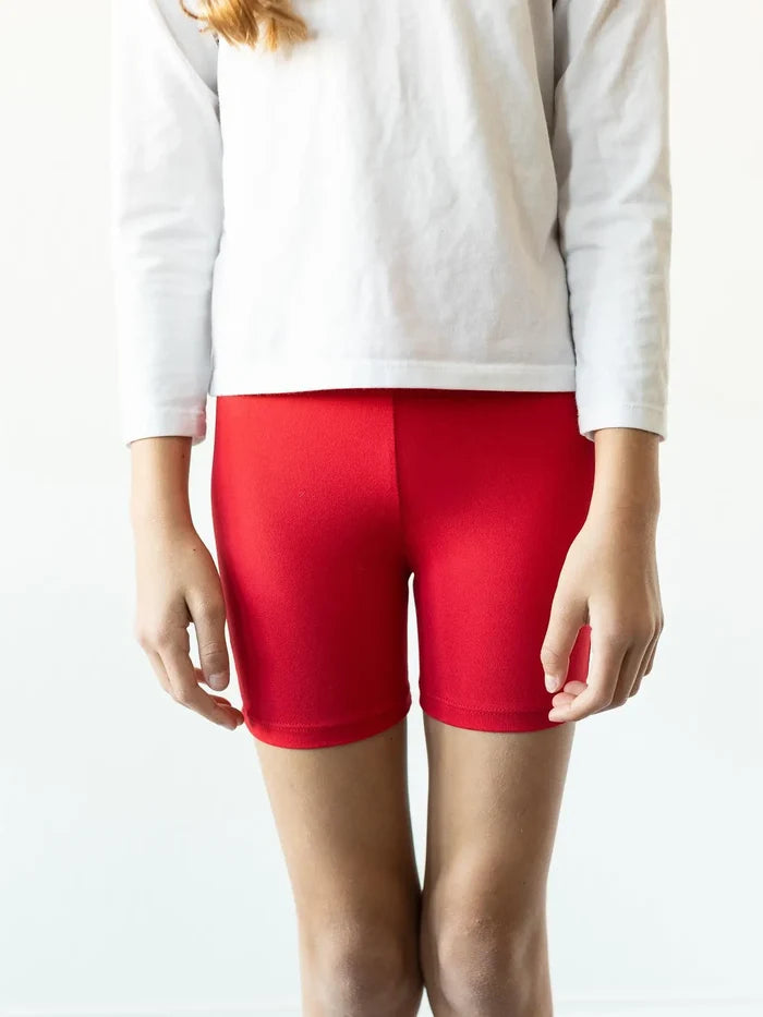 Red Twirl Shorts