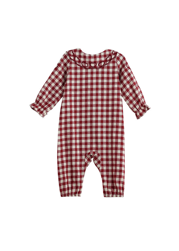 Red Valentina Romper