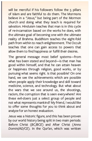 Religions and Seeking Truth