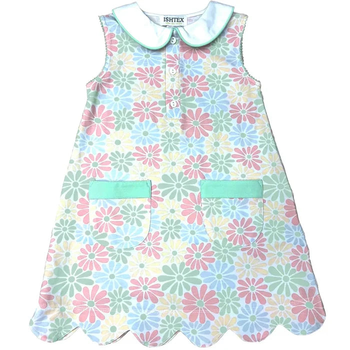Retro Flower Girl's Dress