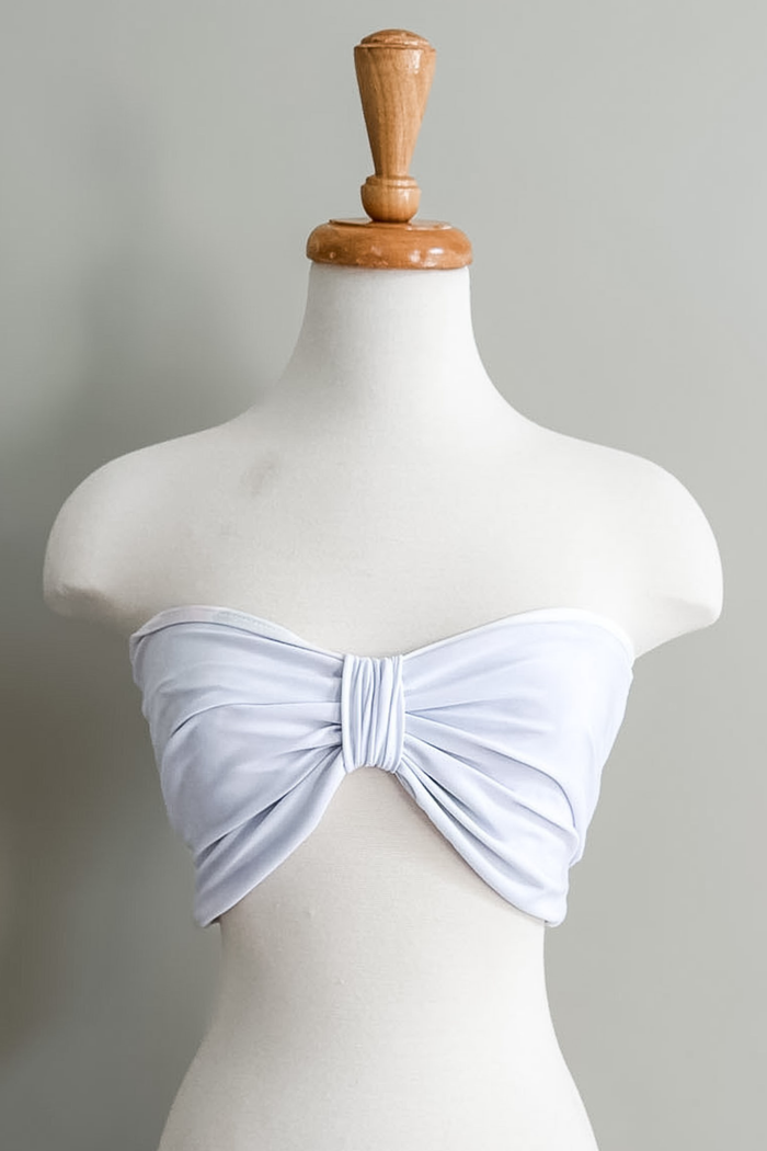 Diane Kroe Reversible Bandeau in White