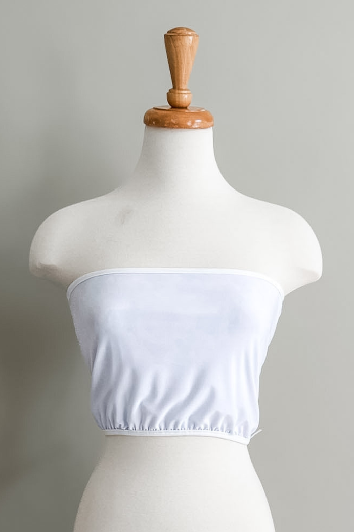 Diane Kroe Reversible Bandeau in White