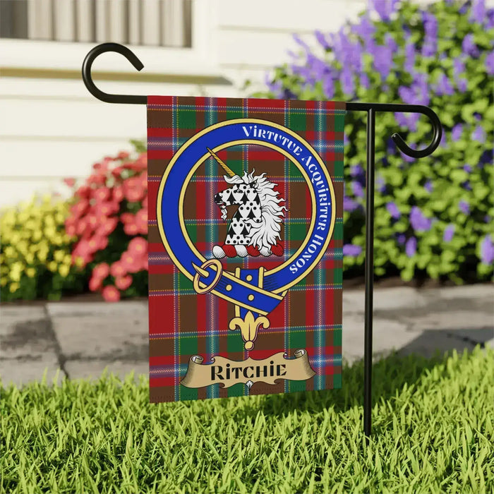 Ritchie Virtute Acquiritur Honos Clan Crest Flag