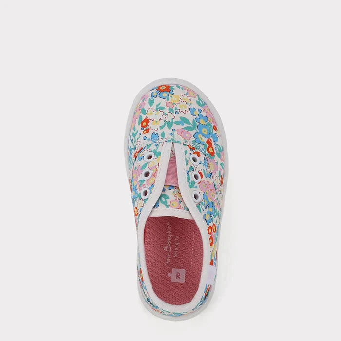Robin Floral Girls Slip-On Shoe