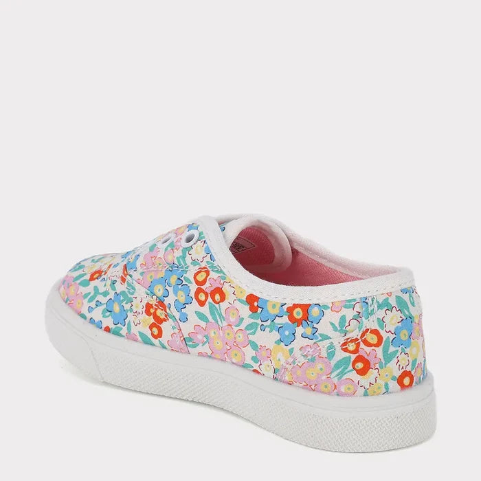 Robin Floral Girls Slip-On Shoe