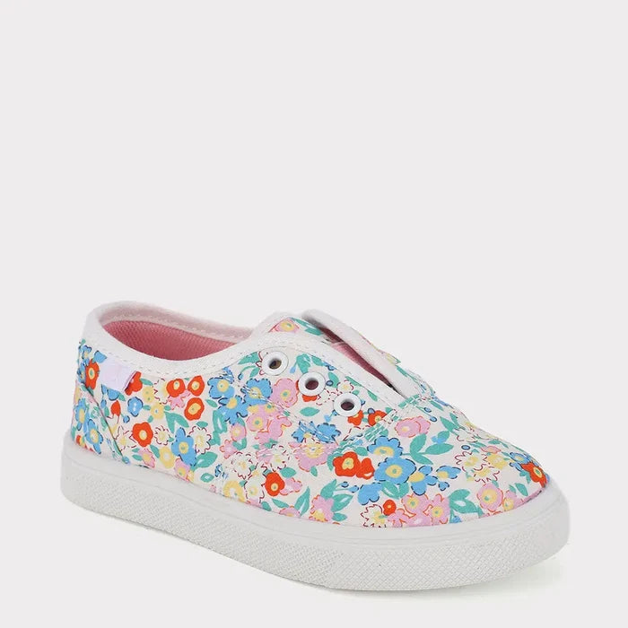 Robin Floral Girls Slip-On Shoe