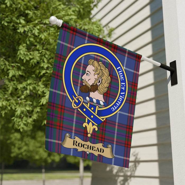 Personalized Tartan Plaid Clan Rocheal Flag