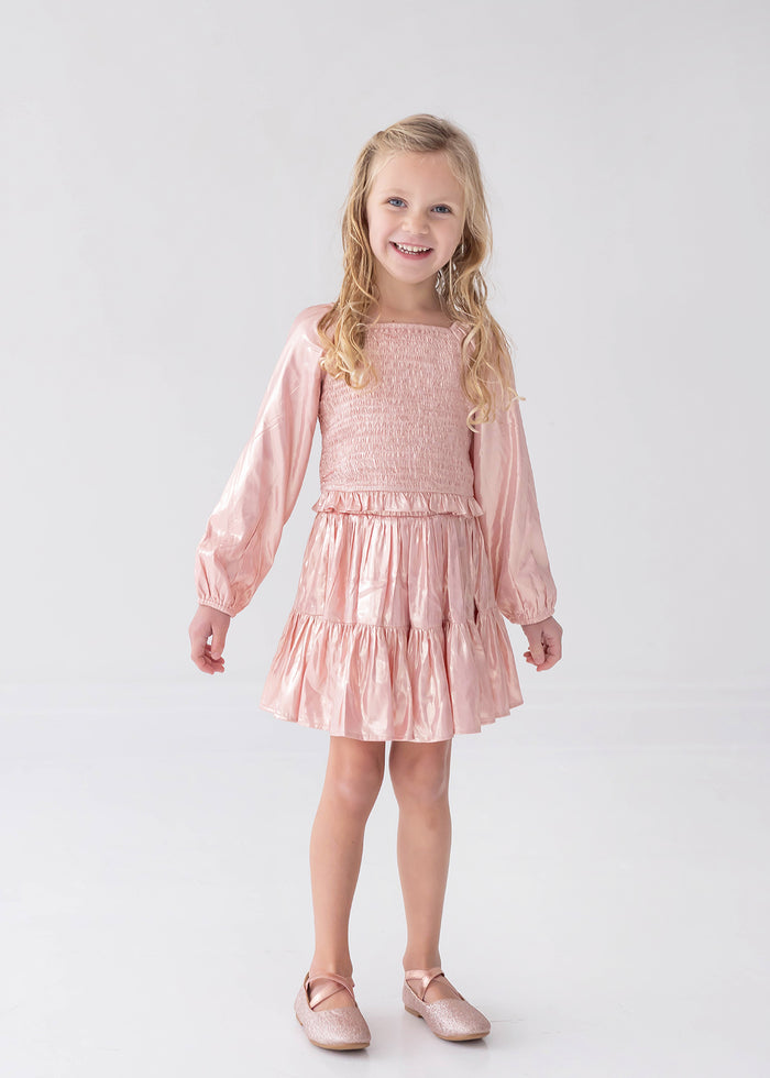 Rosy Glow Skirt Set