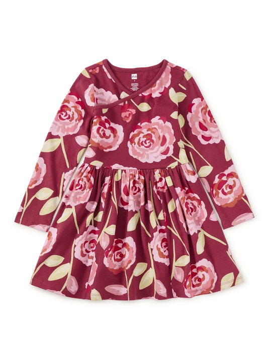 Ruby Rose Long Sleeve Wrap Neck Dress