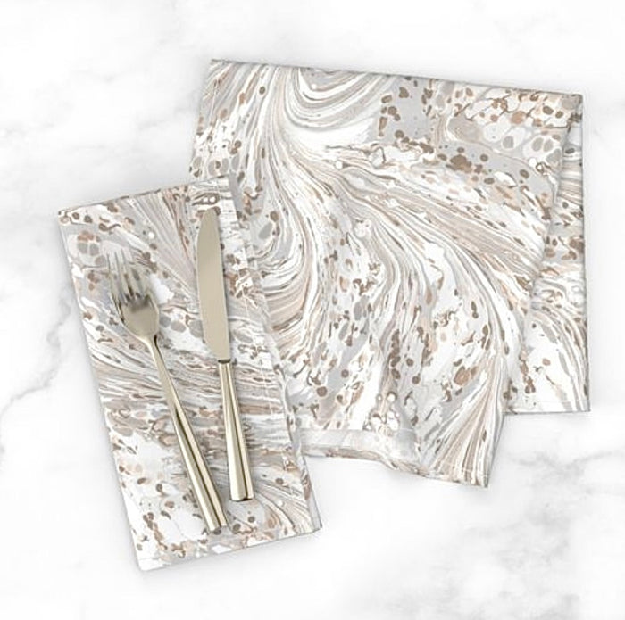 Safari Neutral Table Napkin Set MADE TO ORDER
