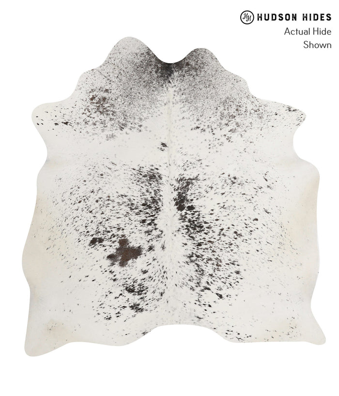 Salt and Pepper Black Cowhide Rug #85635
