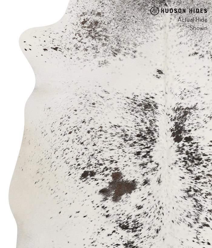 Salt and Pepper Black Cowhide Rug #85635
