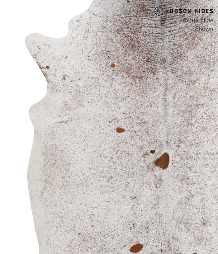 Salt and Pepper Brown Cowhide Rug #85838