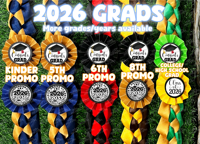 Sarape Graduation Lei | Mexican Lei | Senior Night Lei | Braided Ribbon Lei | Graduation Ribbon Lei | Graduate Lei