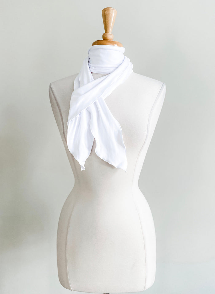 Diane Kroe - Sash Belt in Brushed Venezia (White)