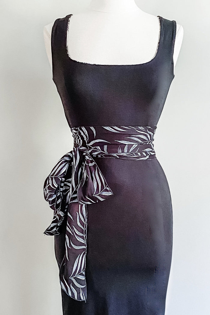 Diane Kroe - Sash Belt in Brushed Venezia (White Fern)