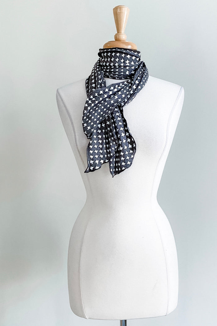 Diane Kroe - Sash Belt in Brushed Venezia (Houndstooth)