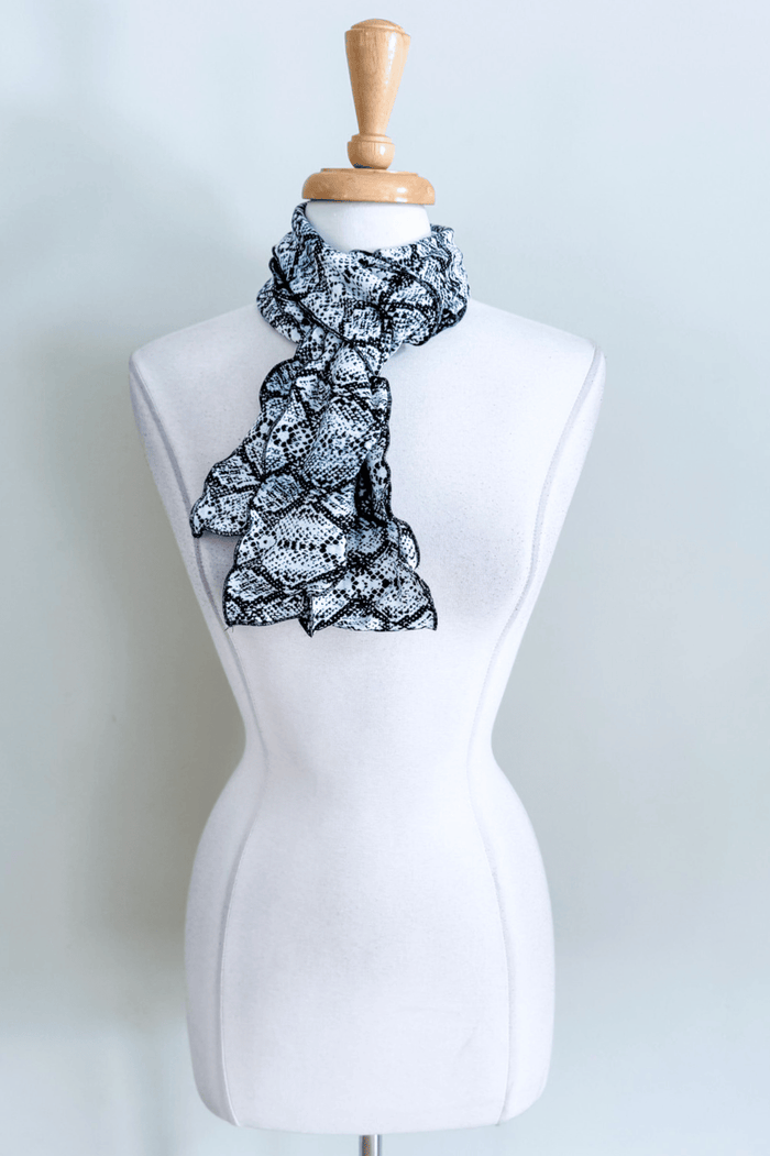 Sash Belt in Cool Snakeskin print from Diane Kroe