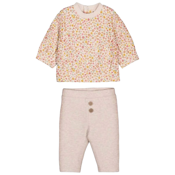 Scattered Flowers Sweater Set