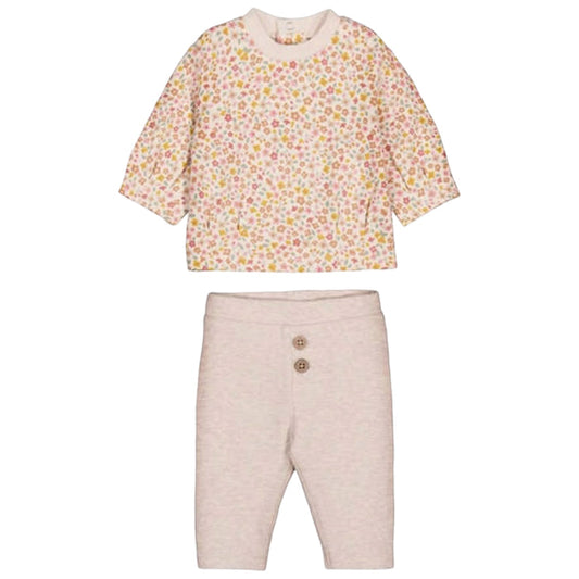 Scattered Flowers Sweater Set