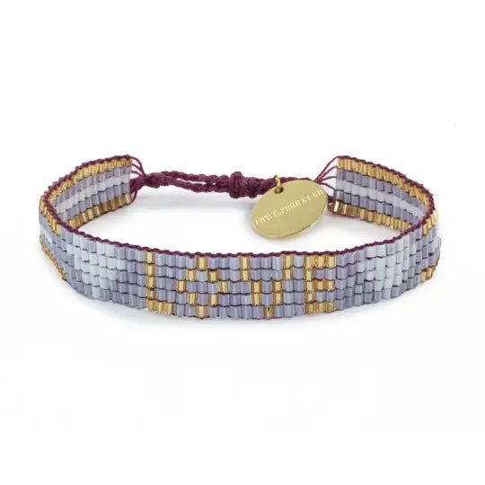 Seed Bead LOVE Bracelet