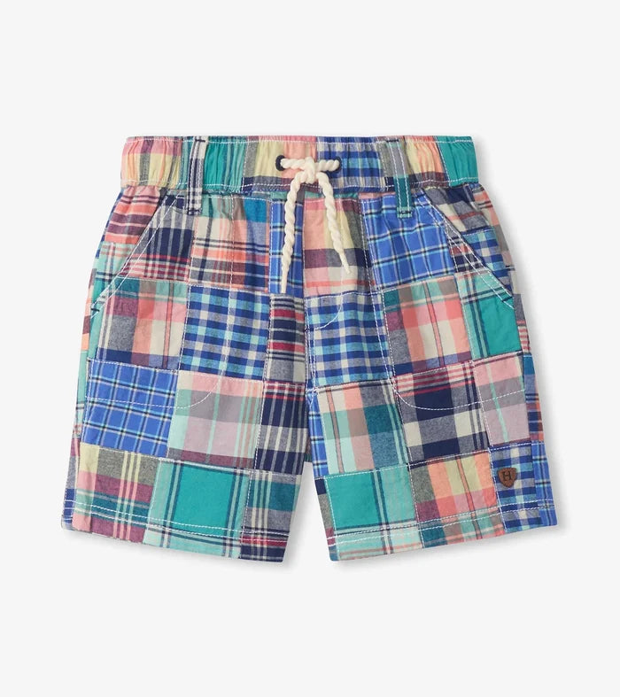 Serenity Vintage Madras Woven Shorts