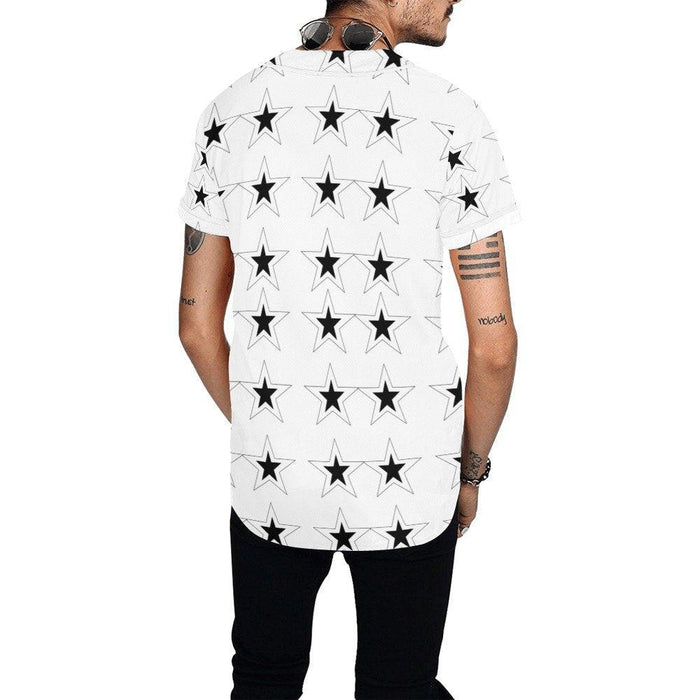 Shirts Mens Eritrean flag star v-neck  Baseball Jersey - Natna Shop