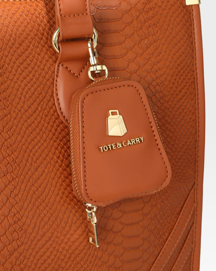 Apollo 1 Tote Bag in Caramel