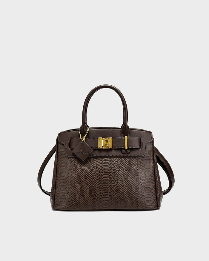 Signature Luxury Prosper Tote In Brown