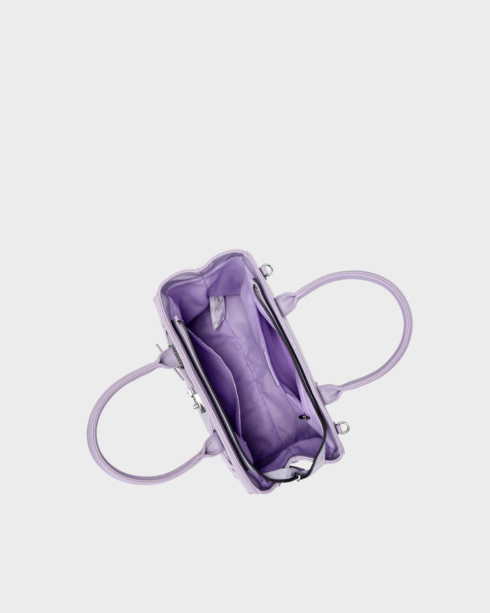 Signature Luxury Prosper Tote In Lavender
