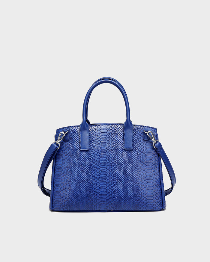 Signature Luxury Prosper Tote In Royal Blue