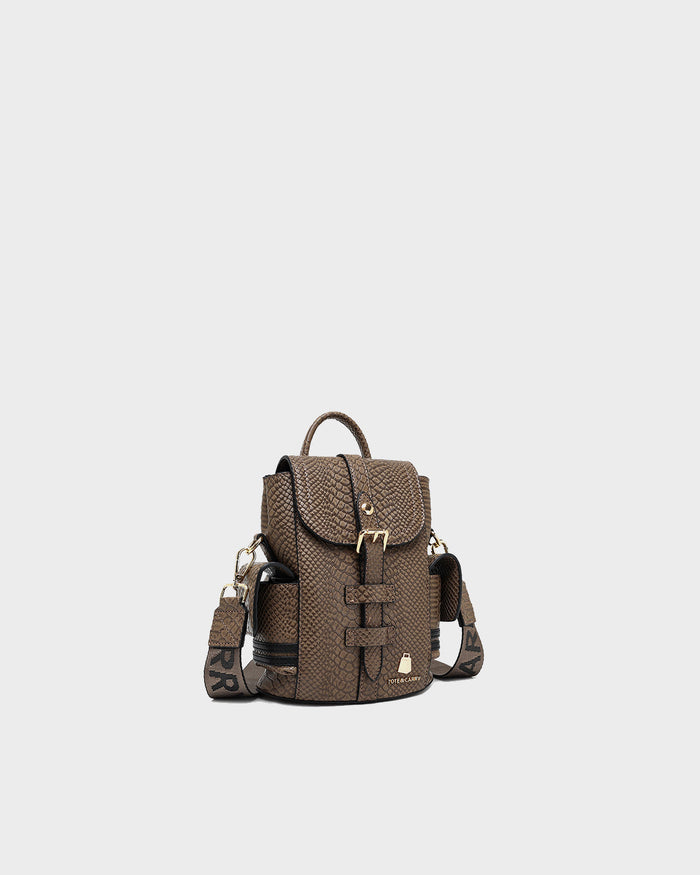 Mini Marvel Messenger Bag in Brown