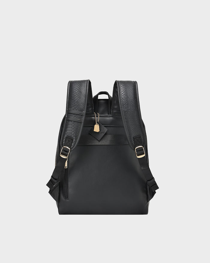 Signature Traveler Rolling Duffle Set in Black