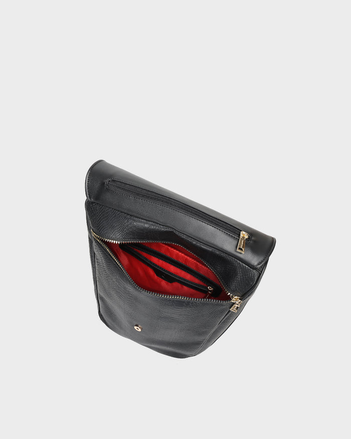 Signature Weekender Backpack in Black
