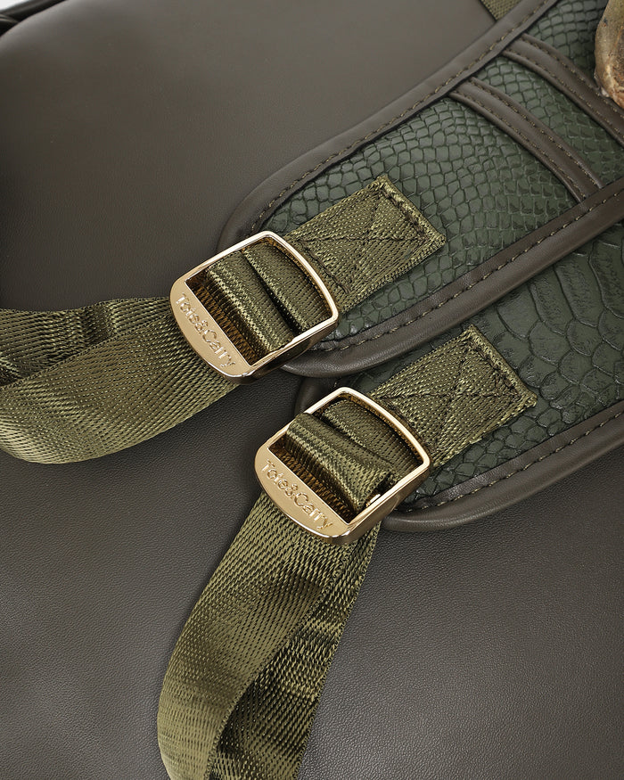 Signature Weekender Backpack in Olive