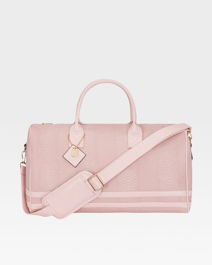 Signature Weekender Duffle Bag in Pink
