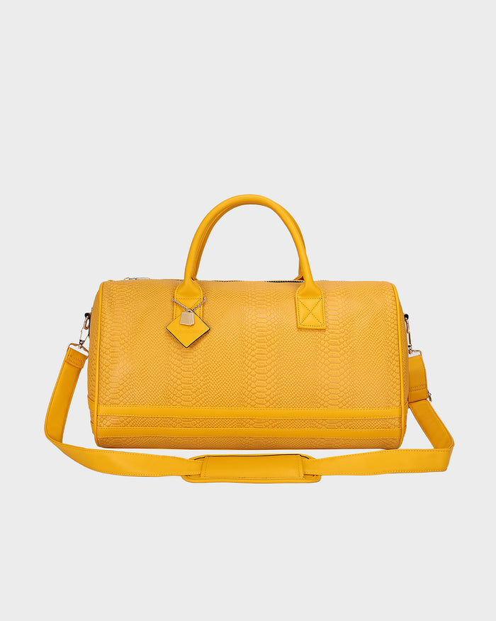 Signature Weekender Travel Set in Sunflower Yellow