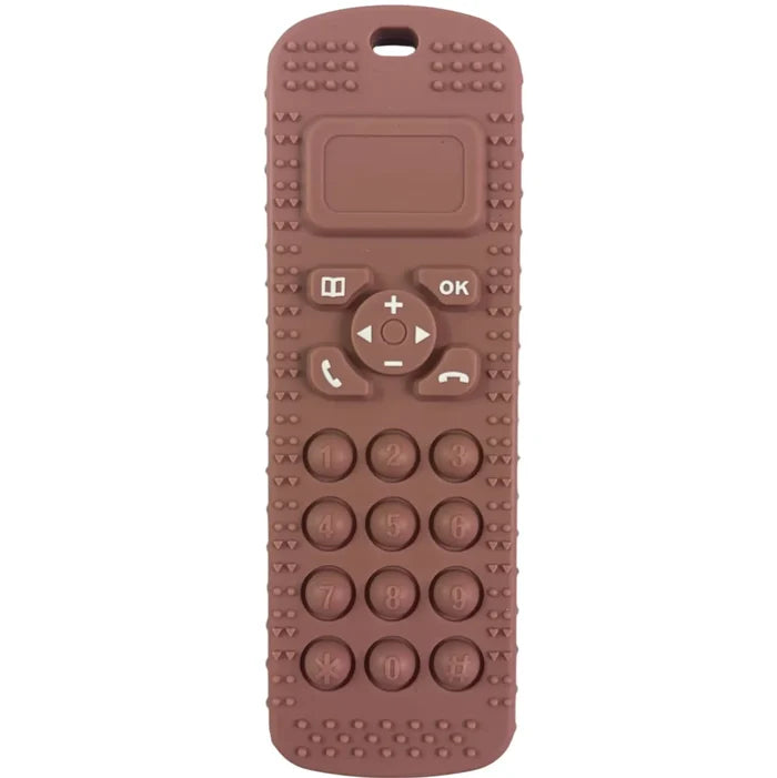 Silicone Telephone Pop-It Teether