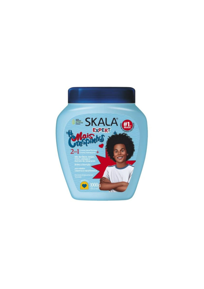 Skala Mais Crespinhos Hair Treatment 2-in-1 Cream 1000 g – Definiërende Haarcrème voor Krullen