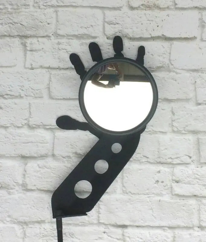 Skeleton Wave Mirror/Brackets PPE Offroad