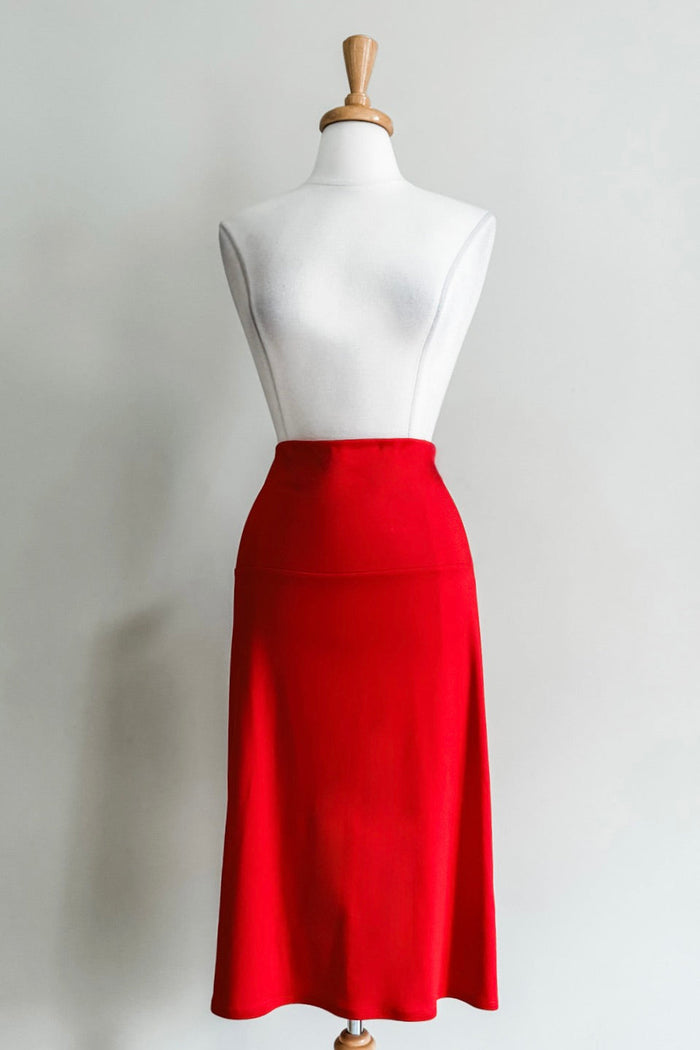 Slip Skirt in Red from Diane Kroe