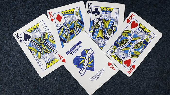 PlayingCardDecks.com-Slurpee Blue 2020 Bicycle Playing Cards