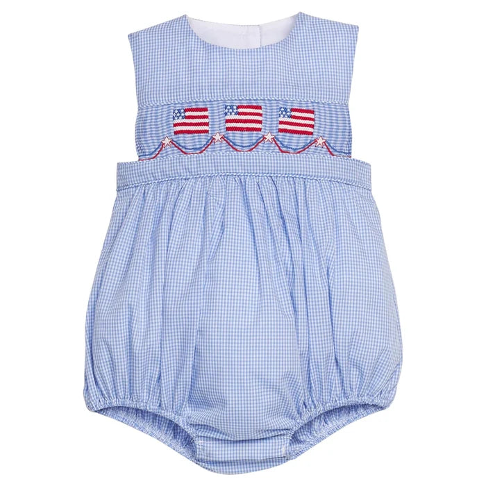 Smocked Apron Bubble - Flags