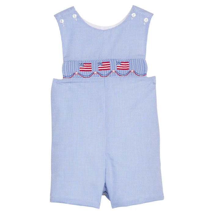 Smocked Shortall - Flags