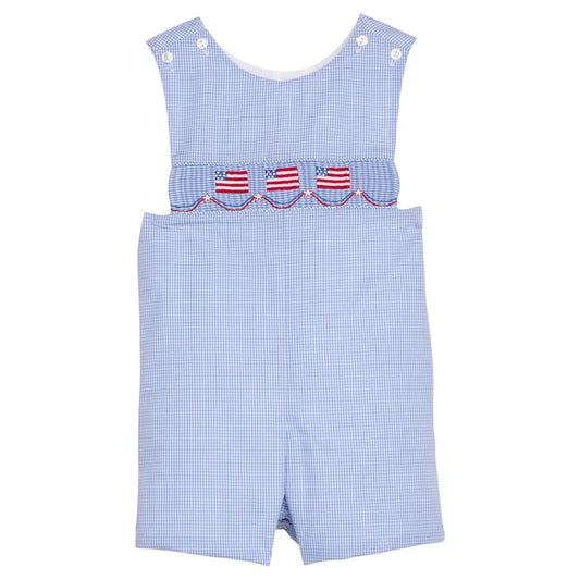 Smocked Shortall - Flags