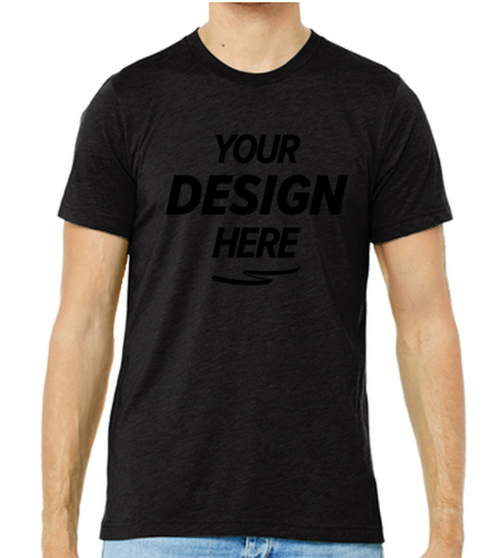 Black Heather Triblend / Adult XS