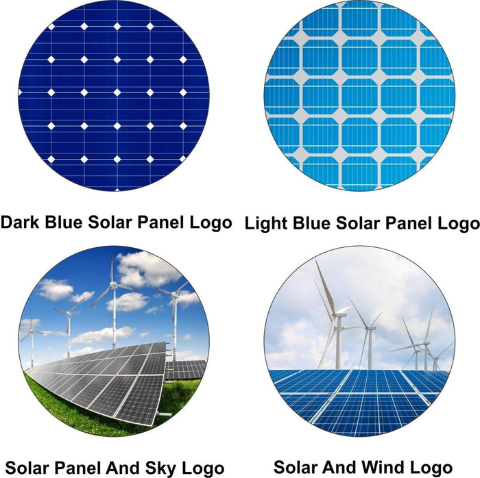 Solar And Wind Power Custom Column Logo Trophy - Schoppy's Since 1921