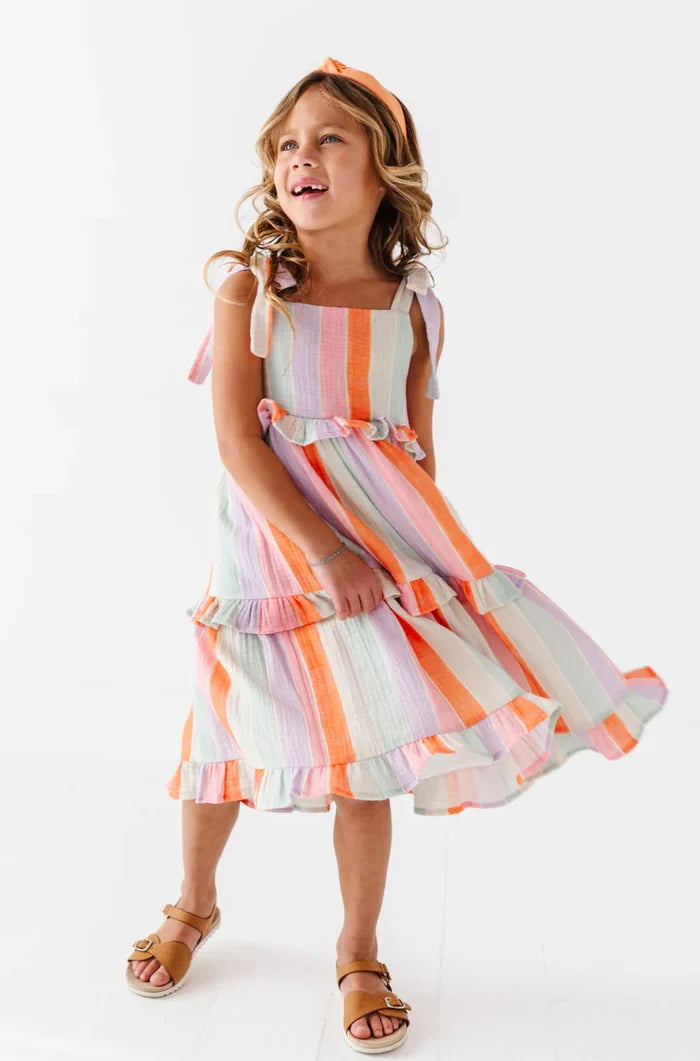 Sorbet Stripe | STRAPPY DRESS