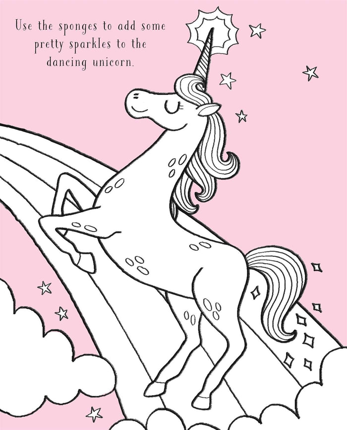 Sponge Art Unicorns and Magical Creatures by IglooBooks